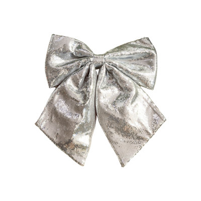 Christmas Sequined Bow Glitter Bow Ties Christmas Tree Accessories Wreath Decoration Door And Window Hangings Party Decorations