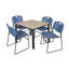Ensemble de table de salle à manger et de chaises Albaugh-1115791566-1115791554-1115791552