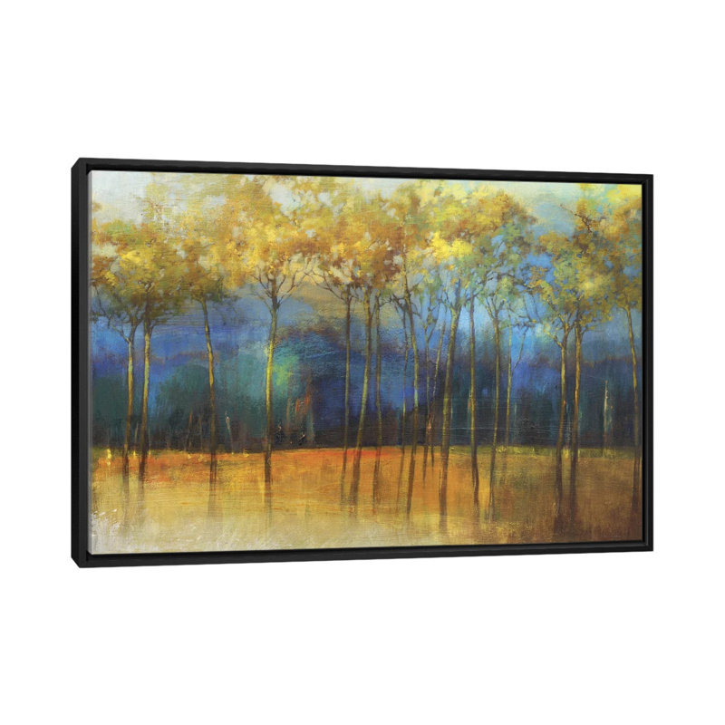 «Melancholy» par PI Studio - reproduction d'art sur toile tendue, H 18 po x l 26 po x P 1,5 po, Toile avec cadre noir
