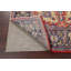 Tapis décoratif en laine de conception unique en laine rouge noué à la main des années 1960 et unique 6 pi 9 po x 9 pi 4 po Carny