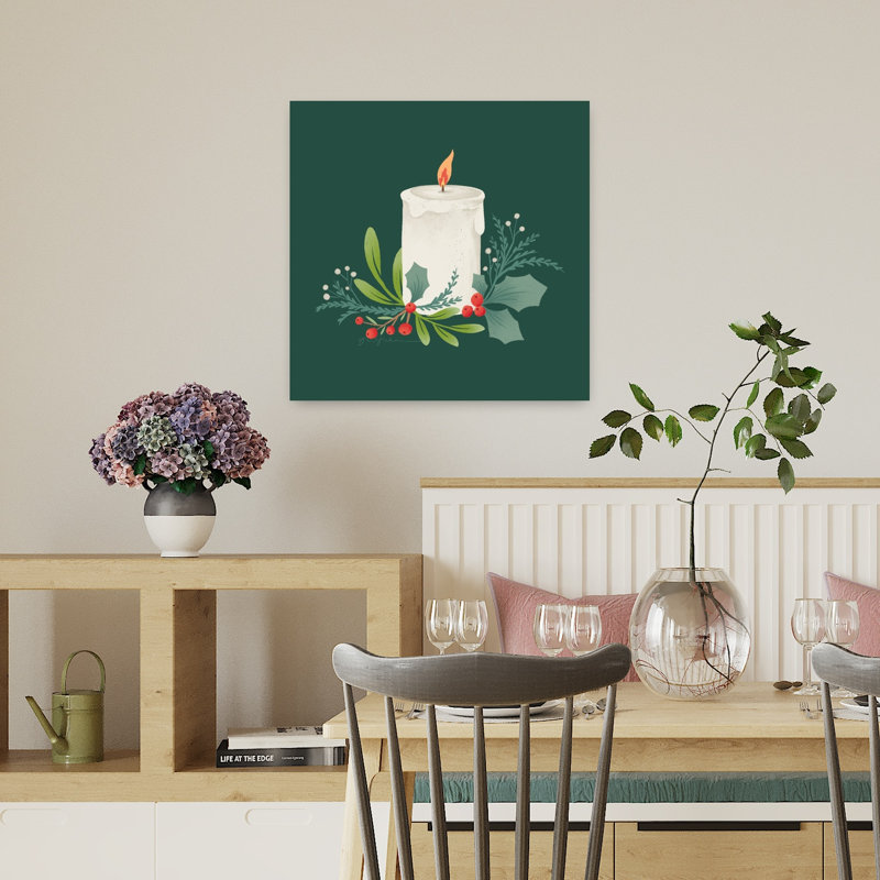 Art contemporain d'hiver Winter Arrangements IV, H 18 po x l 18 po