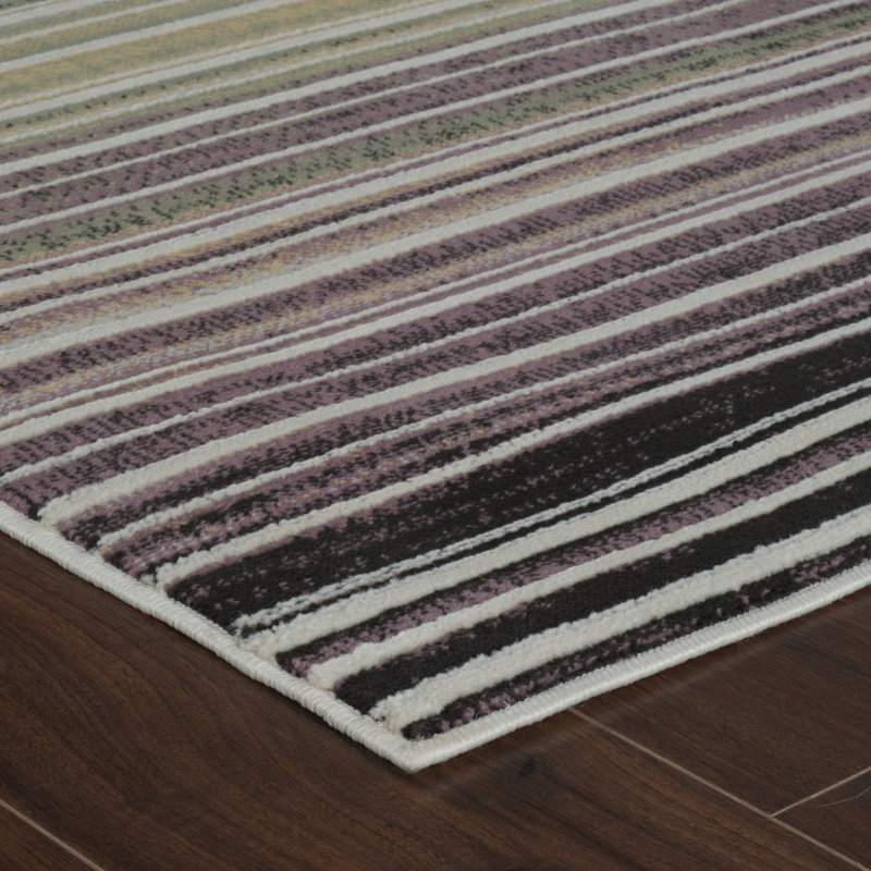 Tapis abstrait beige et bleu 7 pi x 10 pi