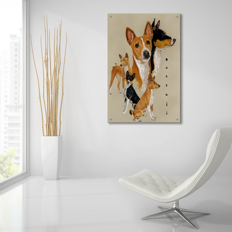 «Basenji» par Barbara Keith, impression sans cadre, H 36 po x l 24 po x P 0,2 po
