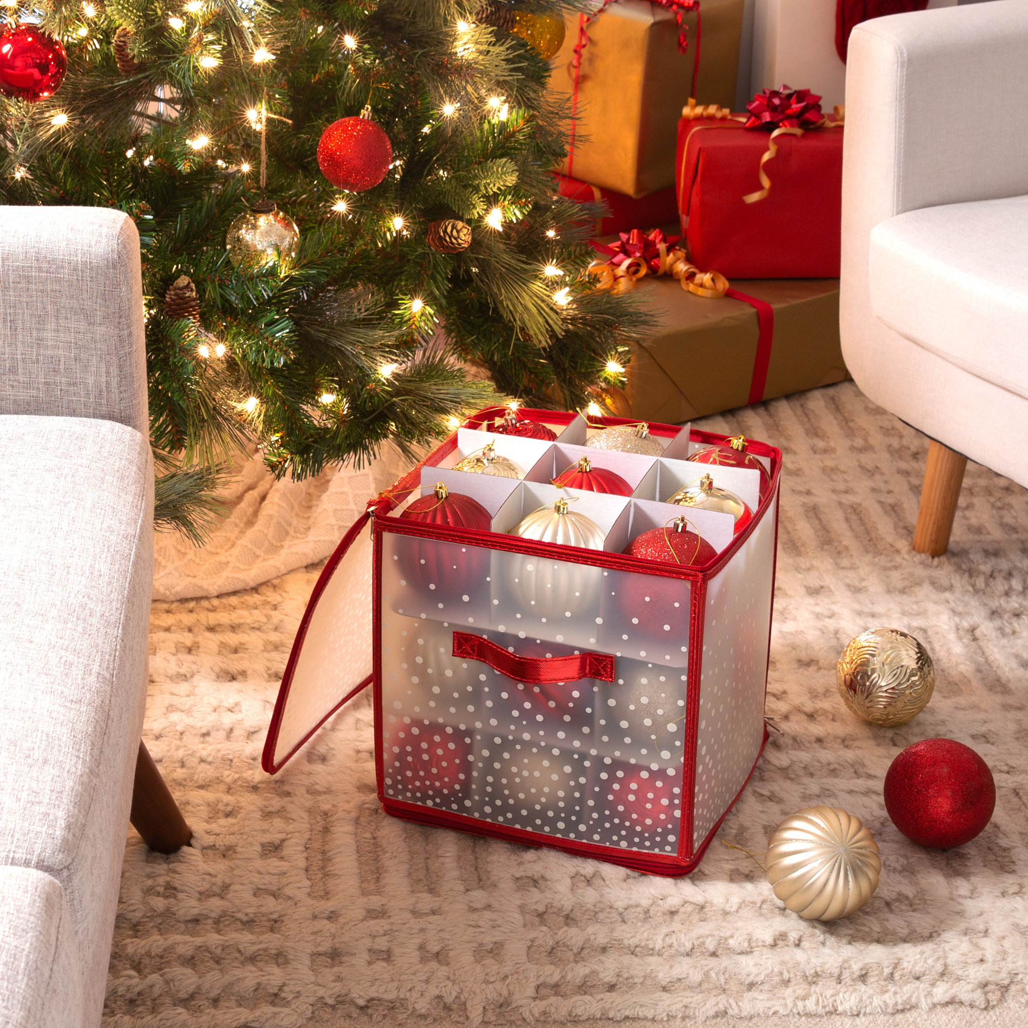 Ornament Storage, Red