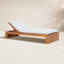 Chaise longue d'extérieur en acacia Teri