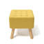 Germain 39.5cm Wide Square Solid Colour Footstool Ottoman-50224523