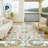 Machine Washable Indoor/Outdoor Chantille ACN2587 Floral Rug-829140951-829140944