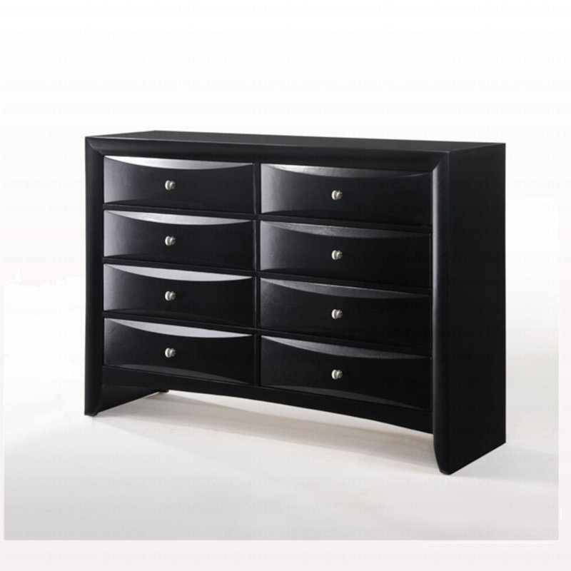 Commode moderne à finition noire