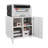 Mobile Printer Stand with File Storage Cabinet and Wheels-2118398067