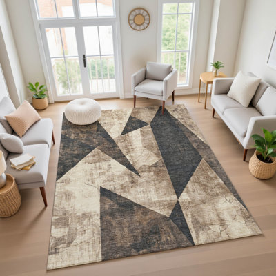 Tapis moderne lavable à la machine de qualité supérieure AMF1838