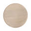 Table ronde en bois et marbre