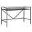 Glass Top Metal Base Writing Desk