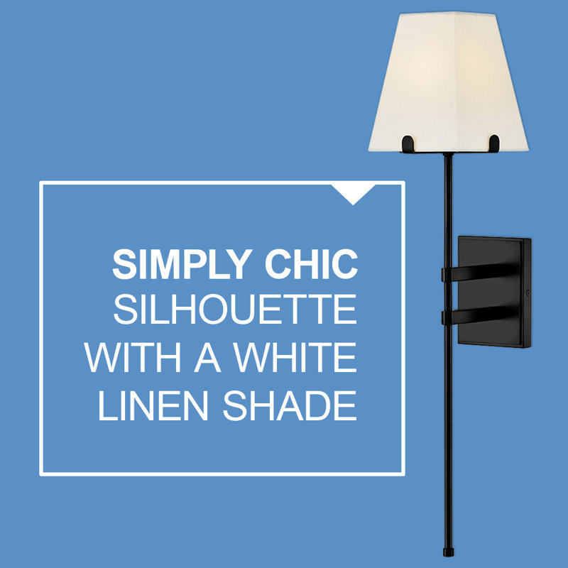 Benton 1 - Light Wallchiere, Black