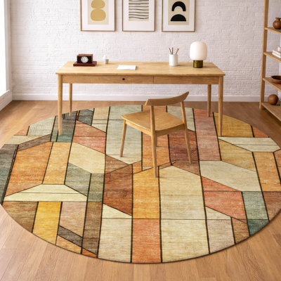 Tapis moderne lavable à la machine intérieur / extérieur ACN2867