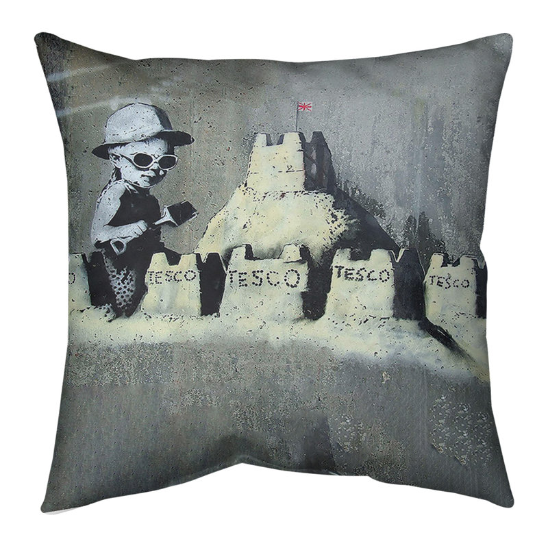 Reversible Pillow Cover, 16" x 16"