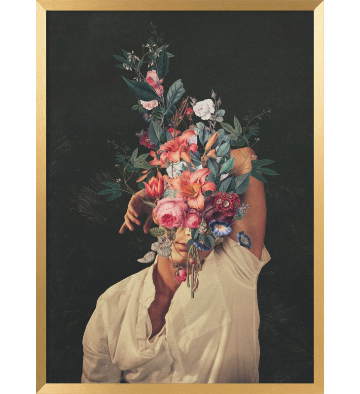 Roses Bloomed Everytime I Thought Of You Print by Frank Moth, 30" H x 20" W
