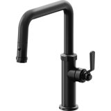 Pull-Down Kitchen Faucet With Button Sprayer - Quad Spout