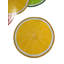 Ensemble de napperons assortis de 6 citrons 14 po