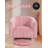 Swivel Accent Chair, Mid Century 360 Degree Barrel Chair with Armrest, Overstuffed Tufted Velvet, Pink-169247989