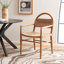 Chaise avec accoudoirs en bois massif Kashmir-980238152-980238153