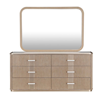 West Kensington Dresser & Wall Mirror - Sea Salt Caramel