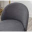 Fauteuil demi-tonneau pivotant en polyester de 20 po Annielise-1575610760