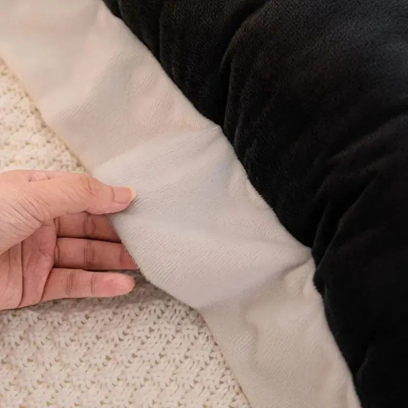 Coussin de tête de lit de 47 po de largeur, rembourrage réglable en coton naturel Loft, coussin de soutien moyen à ferme avec housse amovible