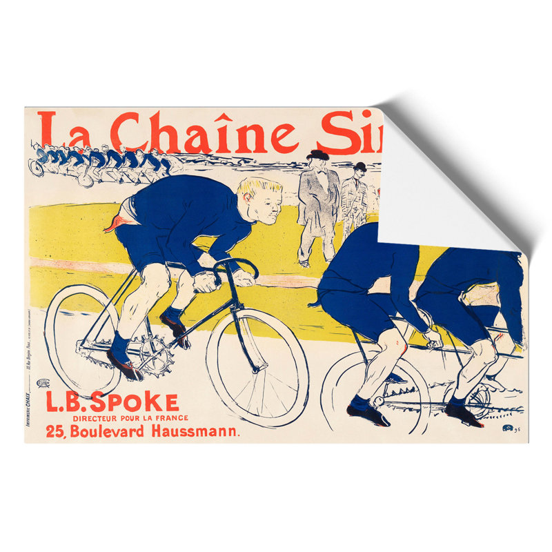 The Simpson Chain by Henri De Toulouse-Lautrec - No Frame Print, 42cm H x 59cm W x 0.1cm D