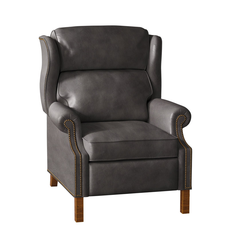 Presidential Recliner, Aline Fumo Genuine Leather, New Classiques, French Natural