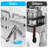 Wall-Mount Bamboo Paper Towel Holder With Shelf