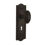 Meadows Plate with Decorative Keyhole and Victorian Door Knob