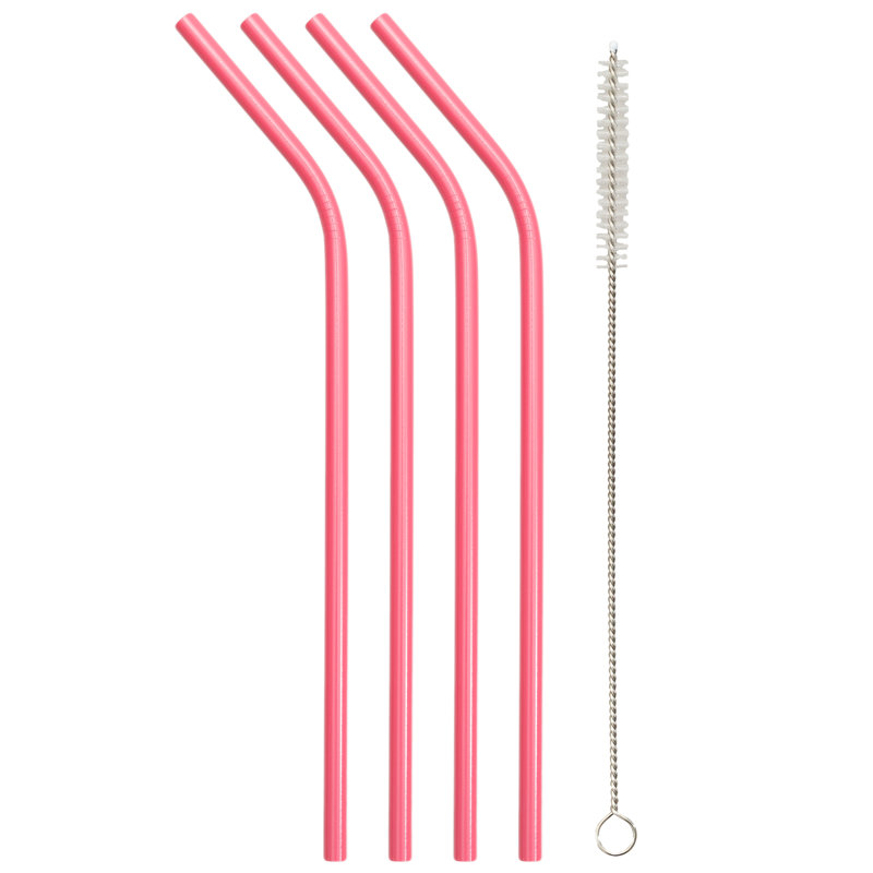 Echo Three Stainless Steel Reusable Straws