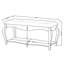 Natay Faux Leather Office Bench