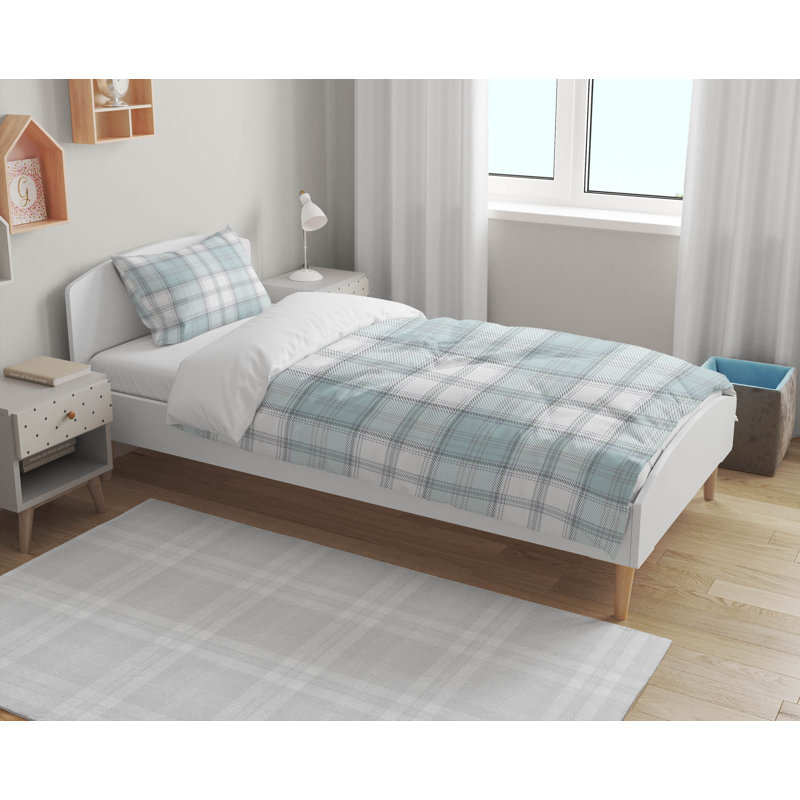 Bully Plaid Comforter Set, Blue