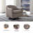 Marylin Upholstered Swivel Accent Chair