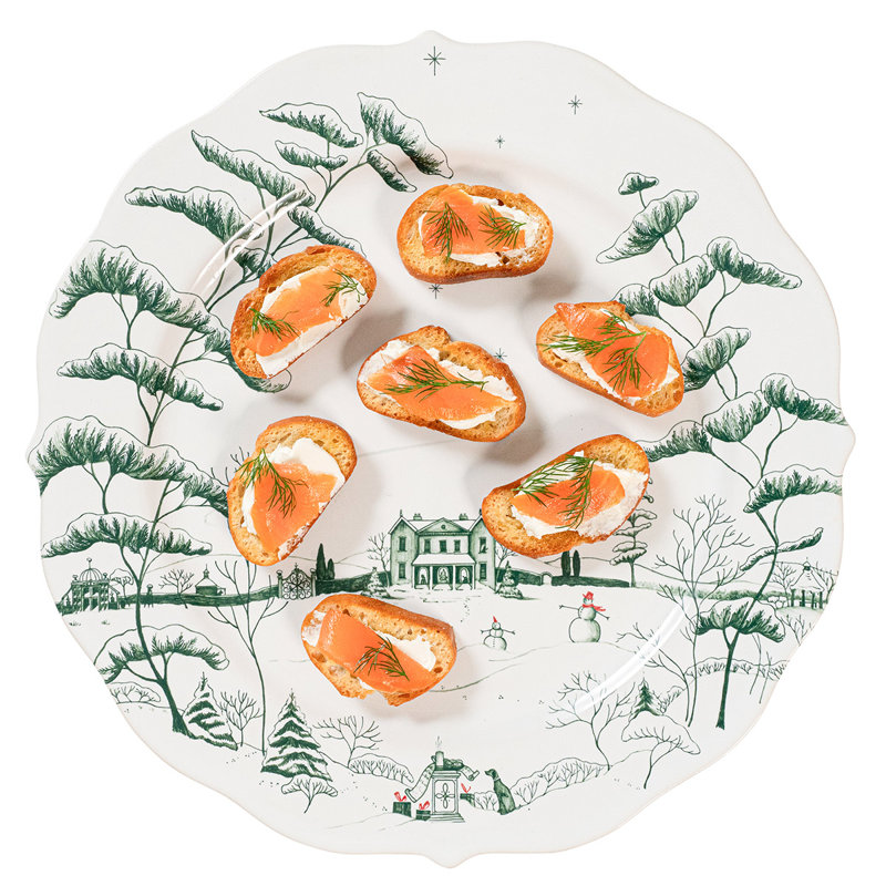 Country Estate Winter Frolic Charger