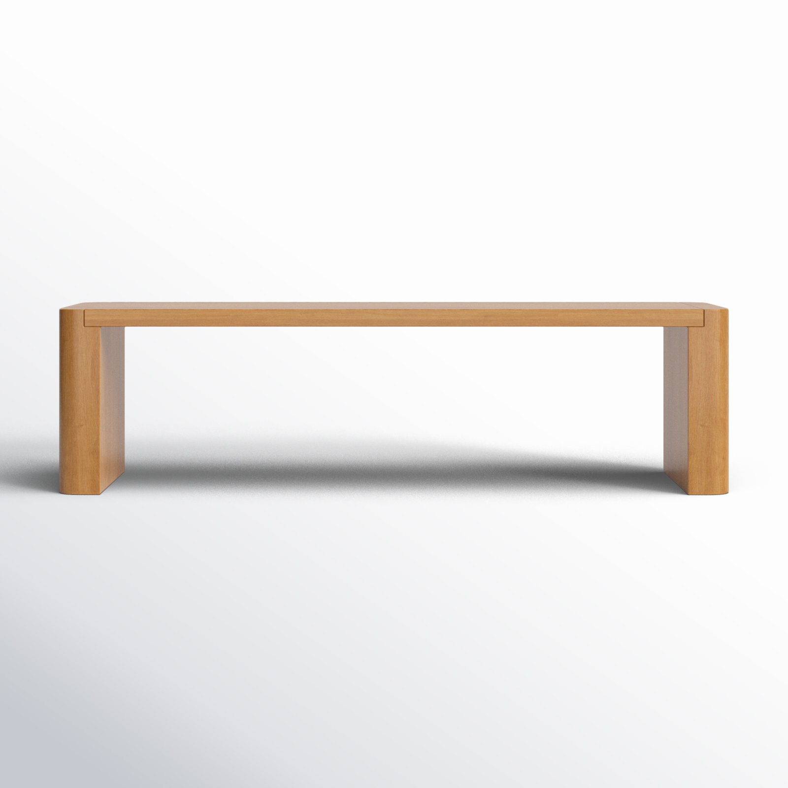 Channing 82" Dining Bench, 17" H x 62" W x 16" D, Natural