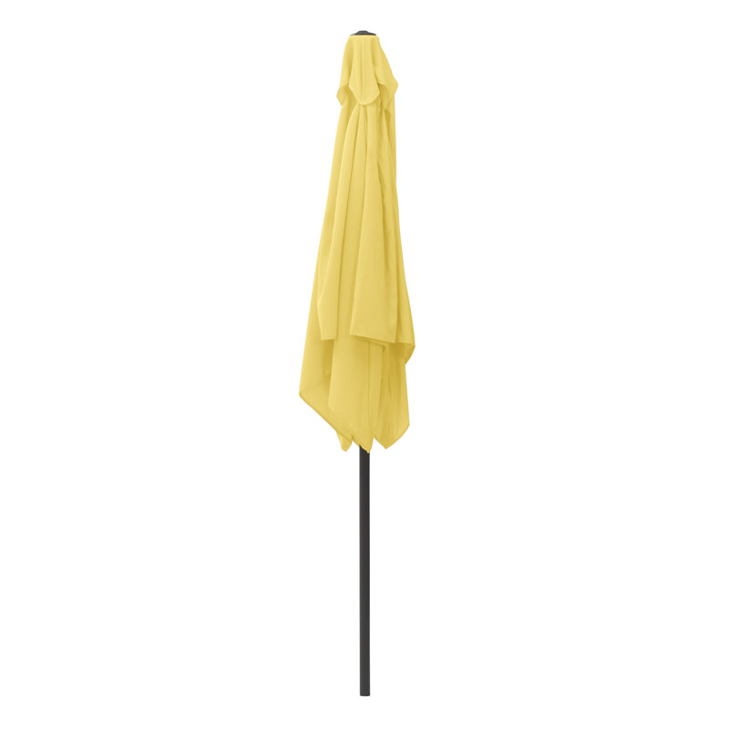 Parasol de marché carré Fidel, Jaune