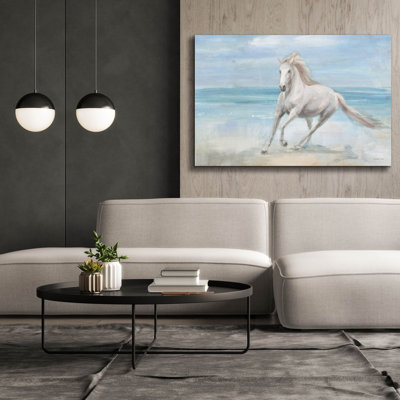 «Gallop On The Beach» par Danhui Nai, art mural sur toile