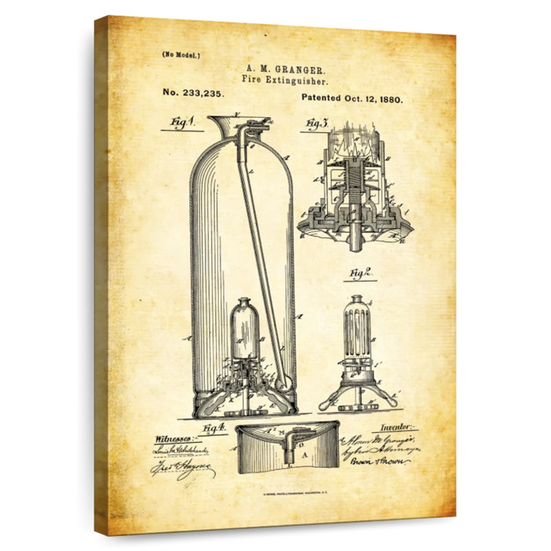 Fire Extinguisher 1880 Kynaat, 36" H x 24" W