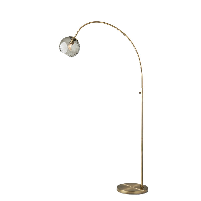 Lampe sur pied arquée 72 po Delpha