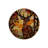 Abstract Theme Deer Patterned Round Woven Base Modern Decorative Carpet-2140519573