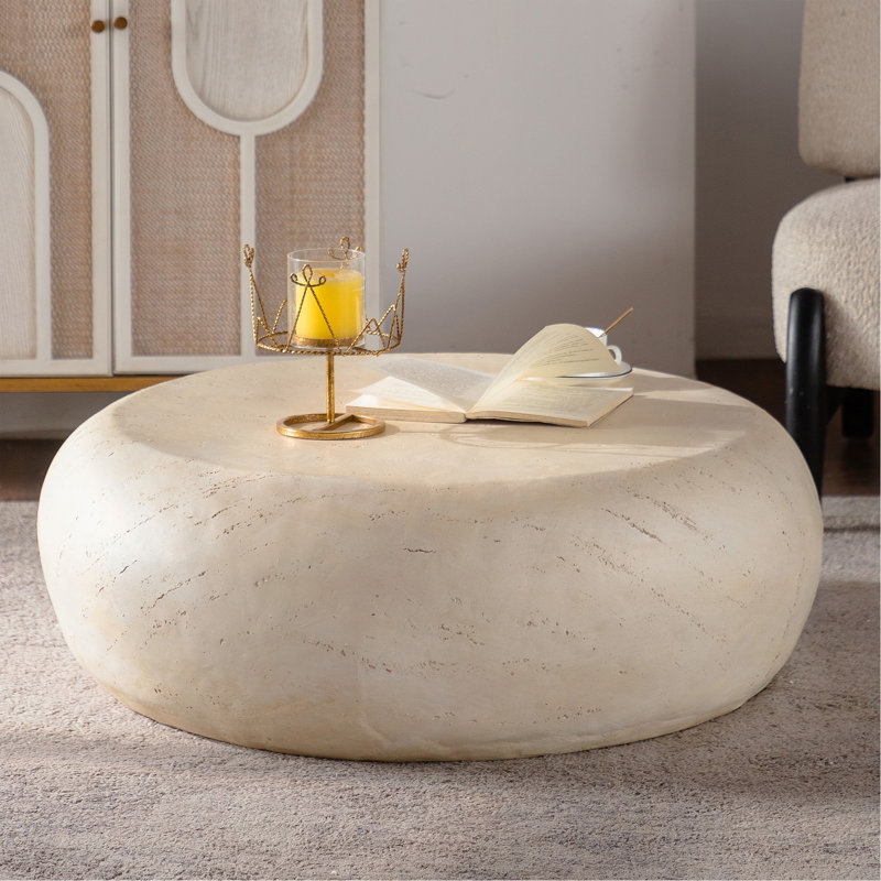 Table basse ronde Mid-Century