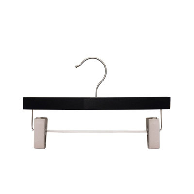 Wood Hangers With Clips for Skirt/Pants