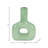 Rachael Modern Geometric Stoneware Dolomite Vase - Minimalist Decorative Accent for Contemporary Home Decor-525123771