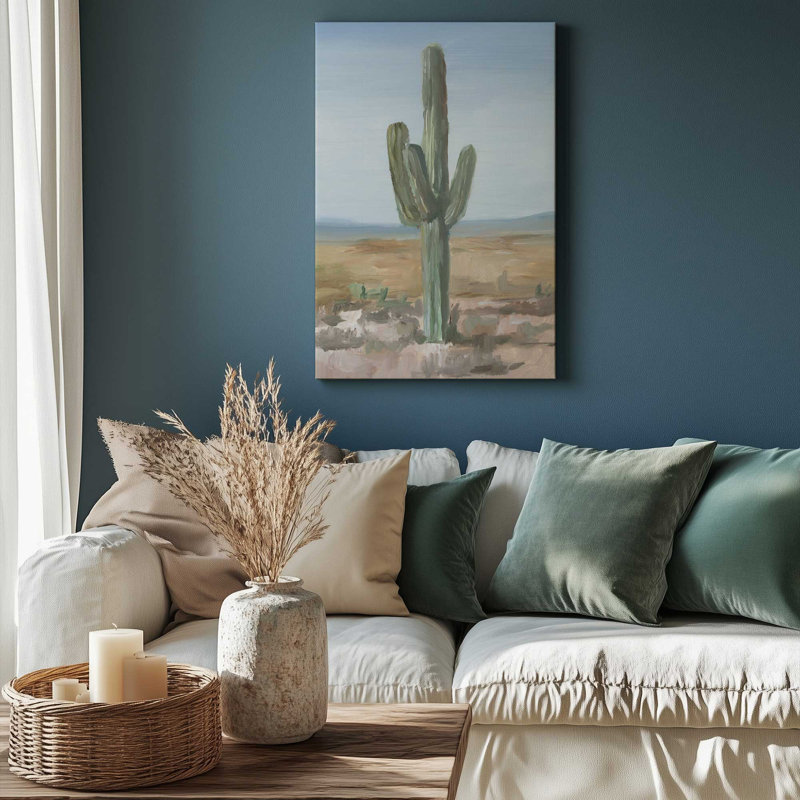 Toile tendue Timeless Saguaro Cactus I, H 48 po x l 32 po