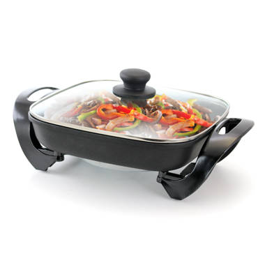  Kenmore Non-Stick Electric Skillet with Tempered Glass