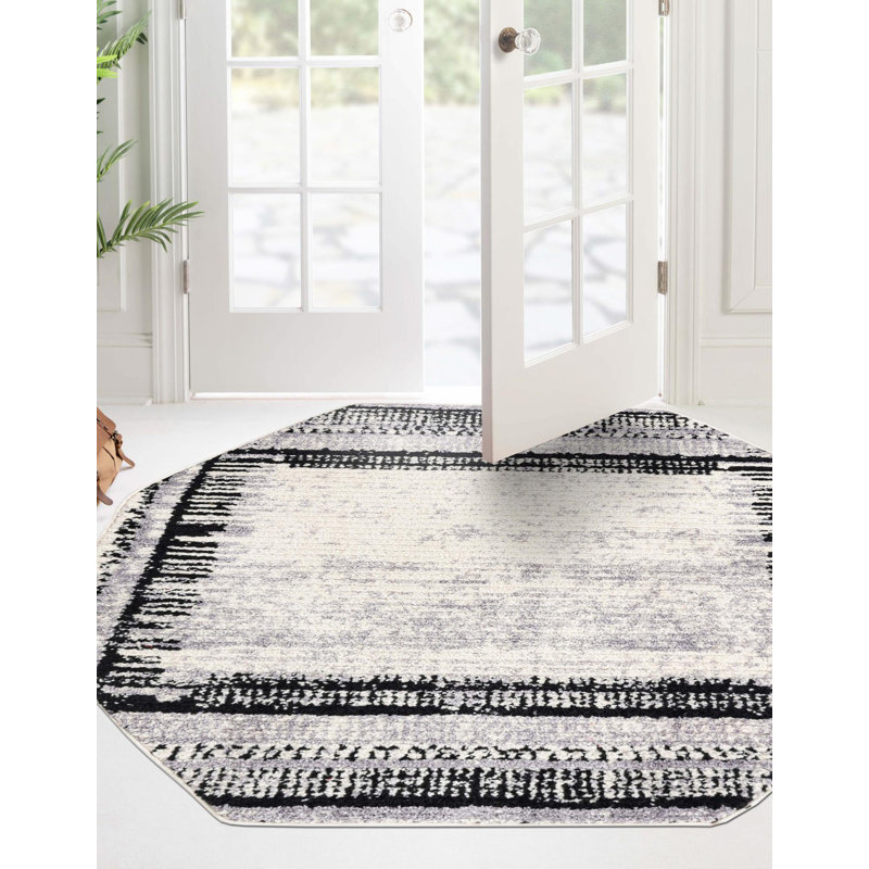 Ethelyn Indoor Rug, Octagon 5'3" x 5'3"