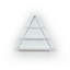 Tablette triangulaire suspendue murale flottante à fixation murale-1306303711