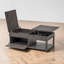 Table basse rectangulaire à plateau relevable, plusieurs compartiments cachés et tablette ouverte, maison de campagne moderne, salon-133419451